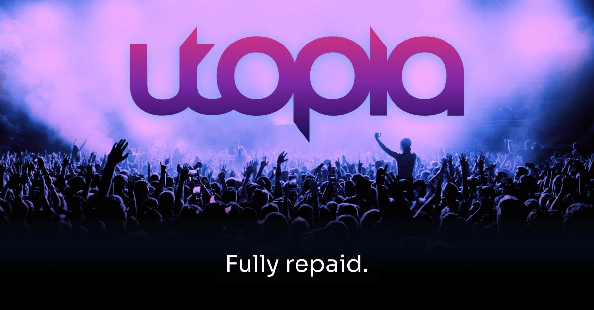Utopia / Lyric advances fully repaid – a risk management success story